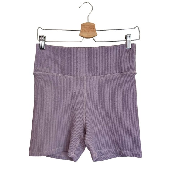 The Upside Jacquard Mini Spin Shorts in Lavender Size Large - Picture 2 of 12